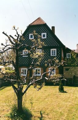 Bild: Umgebindehaus mit Blockstube in Obercunnersdorf