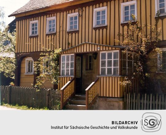 Umgebindehaus mit Blockstube in Obercunnersdorf