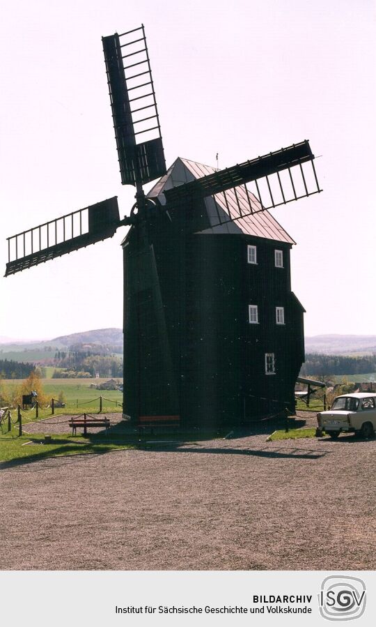 Eine Bockwindmühle in Kottmarsdorf