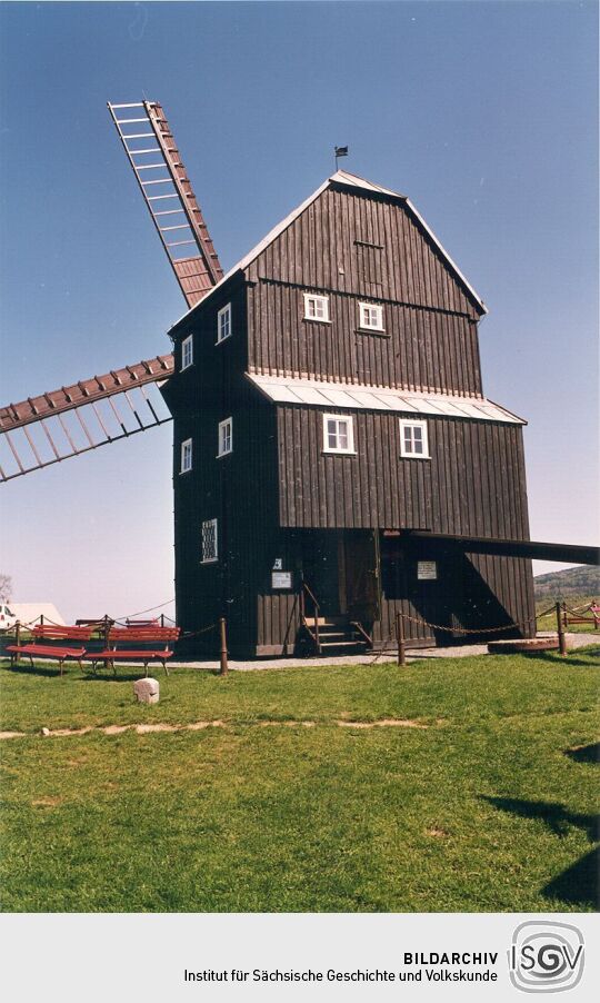 Eine Bockwindmühle in Kottmarsdorf