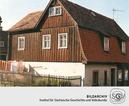 Umgebindehaus mit Blockstube in Waltersdorf