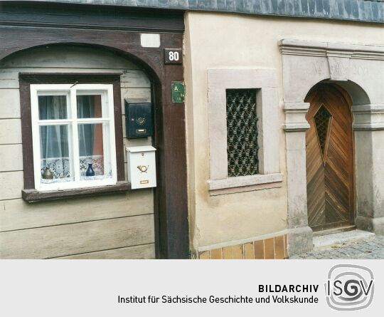 Umgebindehaus mit Blockstube in Waltersdorf