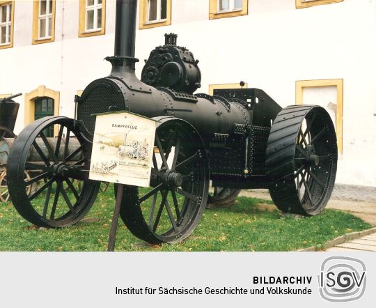 Dampfpflug im Freilandmuseum Blankenhain