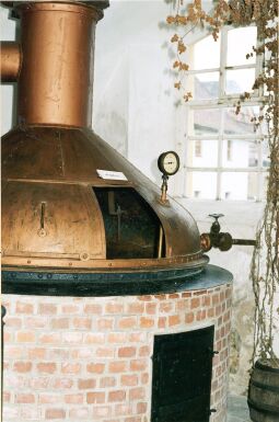 Bild: Eine Braupfanne im Freilandmuseum Blankenhain