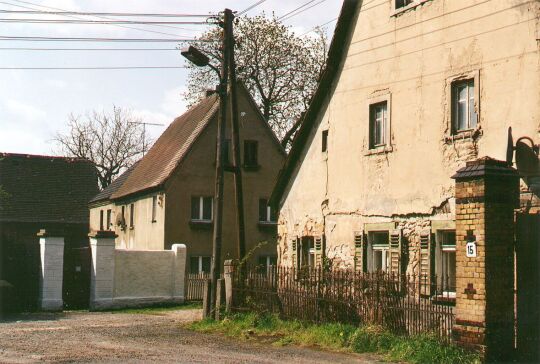 Wohnhaus eines alten Bauernhofes in Dreiskau