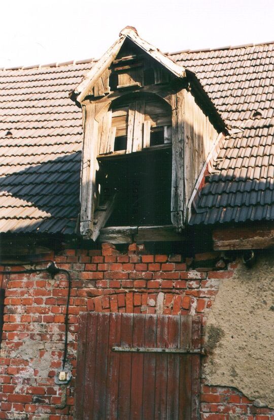 Taubenschlag an einem ehemaligen Bauerngut in Muckern