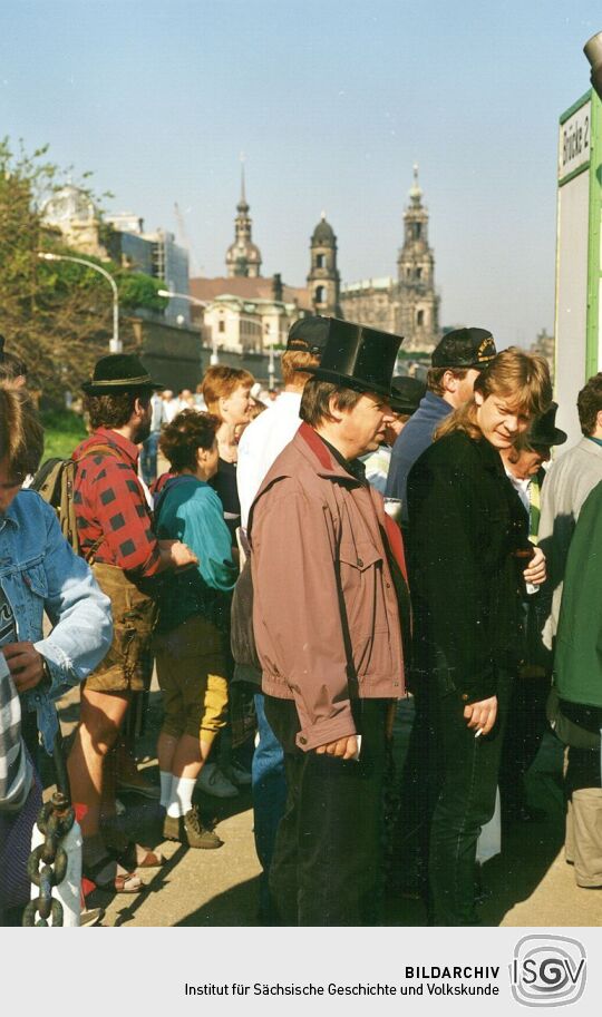 Himmelfahrtsausflug am Dresdner Terrassenufer