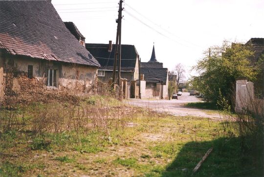 Bauernhof an der Hauptstraße in Dreiskau