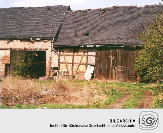 Scheunen eines ehemaligen Bauernhofes in Dreiskau