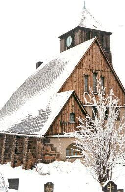 Bild: Evangelische Exulantenkirche in Zinnwald