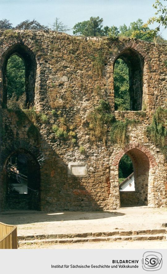 Burgruine in Tharandt