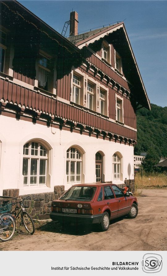 Bahnhofsgebäude in Tharandt