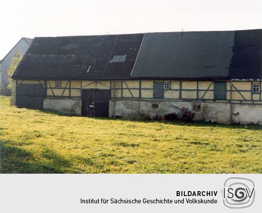 Fachwerkscheune mit Stallung in Friedersdorf