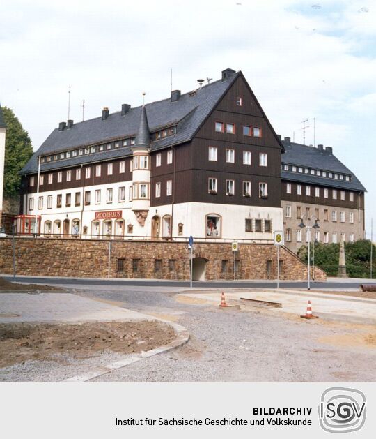 Platz des Bergmanns in Altenberg