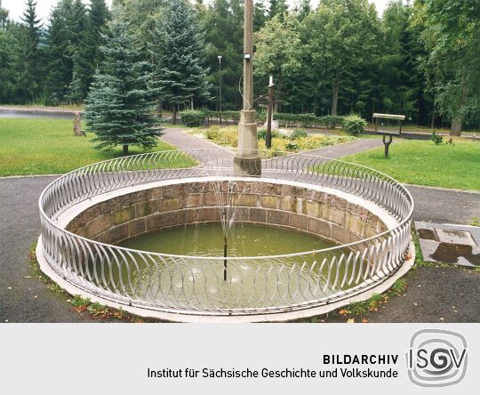 Brunnen auf dem Marktplatz in Johann-Georgenstadt