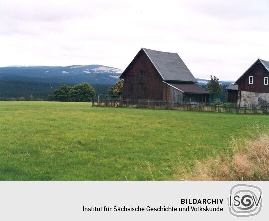 Blick zum Fichtelberg