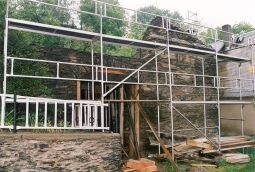 Bild: Aufbau eines Museums in Bockau
