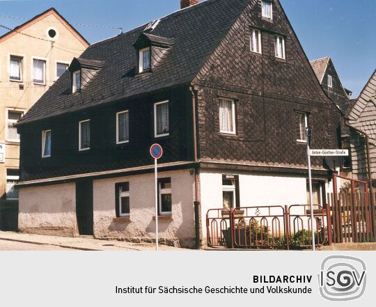 Ehemaliges Korbmacherhaus in der Bockauer Strasse in Lauter