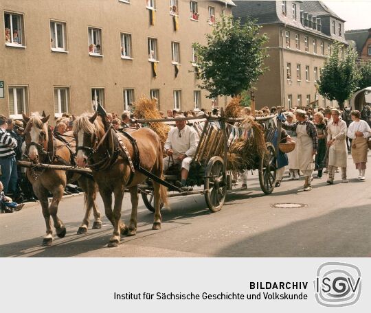 Festumzug beim Tag der Sachsen in Rochlitz