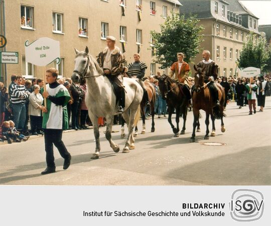 Festumzug beim Tag der Sachsen