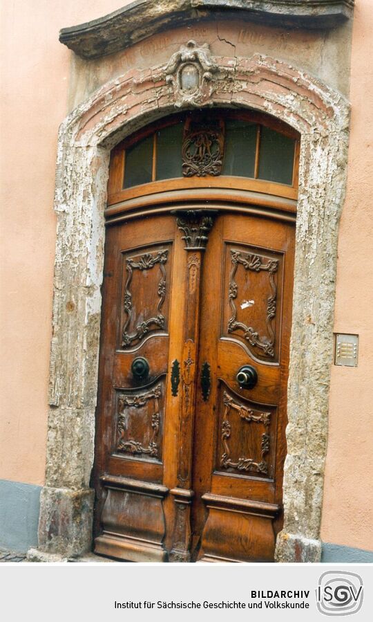 Portal an der  Schlossstrasse 22 in Torgau