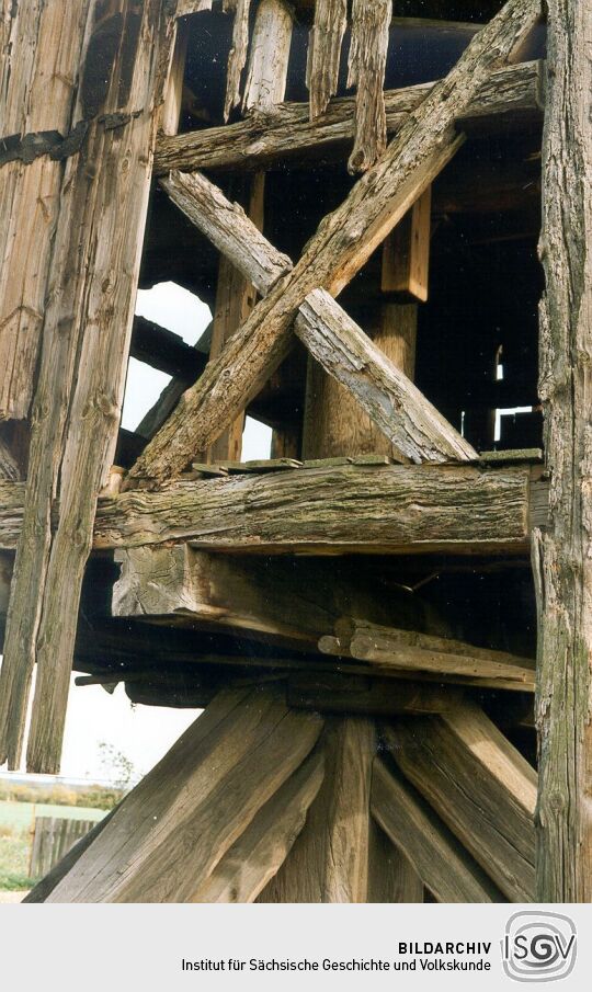 Reste der Arzberger Bockwindmühle