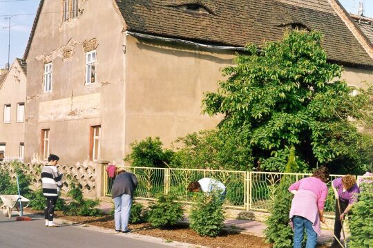 Dorfstrasse in Beckwitz