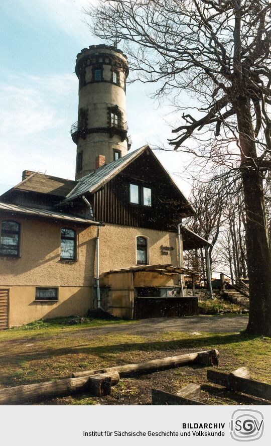 Hochwaldturm mit Turmbaude, Oybin, Zittauer Gebirge