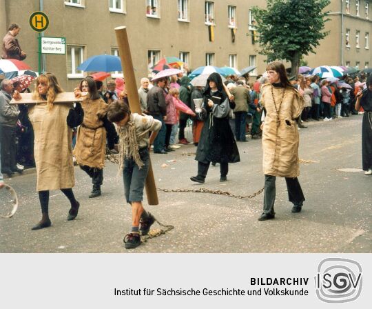 Festumzug zum Tag der Sachsen in Rochlitz