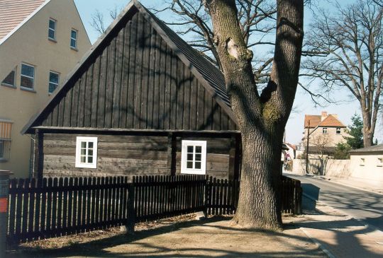 Schrotholzhaus an der Berliner Straße in Weißwasser