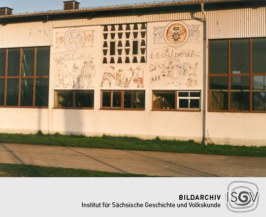 Lagerhalle einer ehemaligen LPG in Schwarzadler