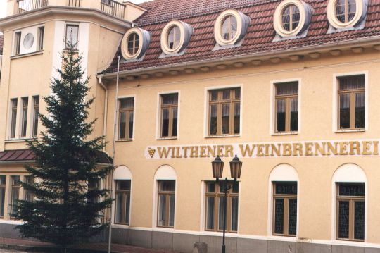 Verwaltungsgebäude der Weinbrennerei in Wilthen