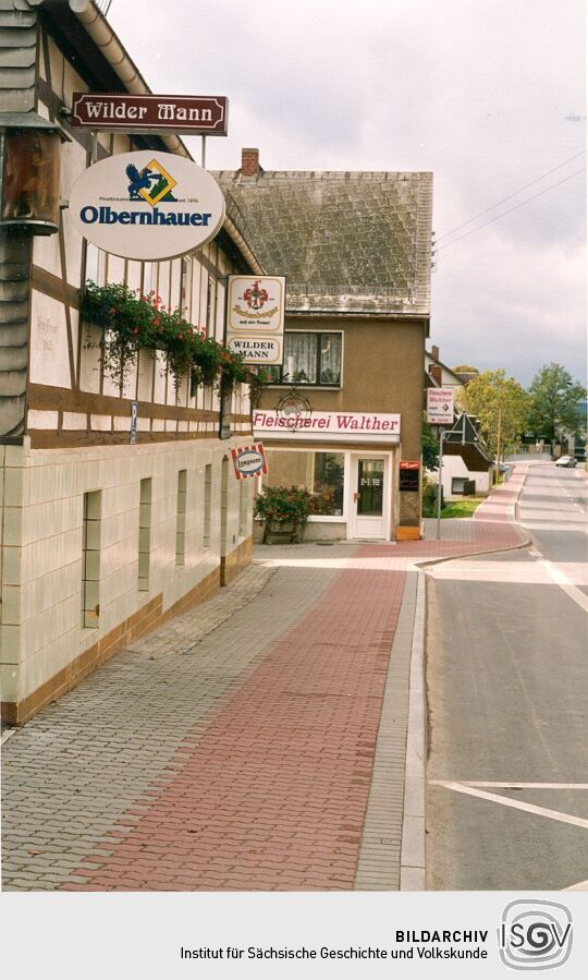 Gaststätte "Wilder Mann" in Olbernhaus
