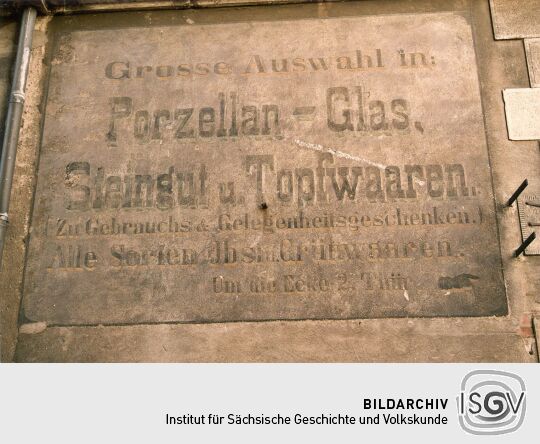 Alte Reklame in Dresden