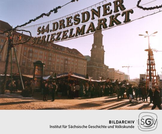 Striezelmarkt in Dresden