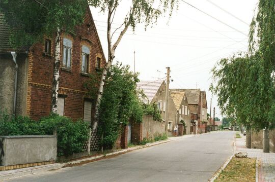 Hauptstraße in Mörtitz