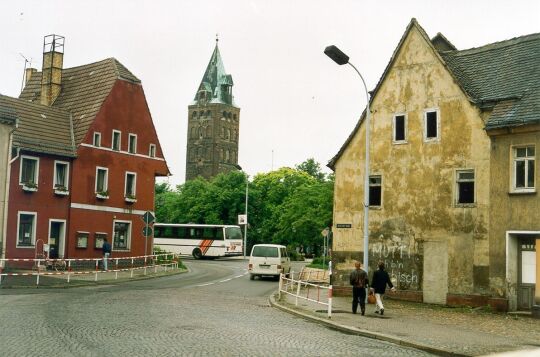 Blick auf den Delitzscher Stadtturm