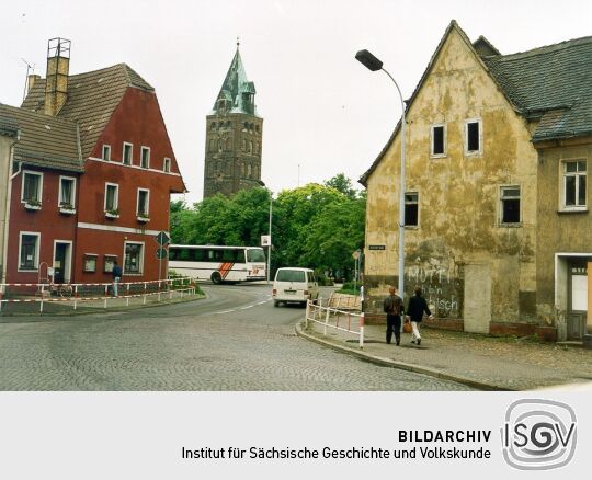 Blick auf den Delitzscher Stadtturm