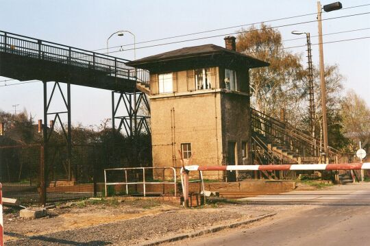 Fußgängerbrücke am Deutzener Bahnhof