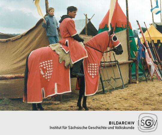 Ritterspiele auf dem Friedensfest in Kötzschenbroda