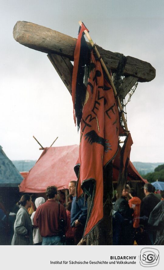 Auf dem Friedensfest in Kötzschenbroda