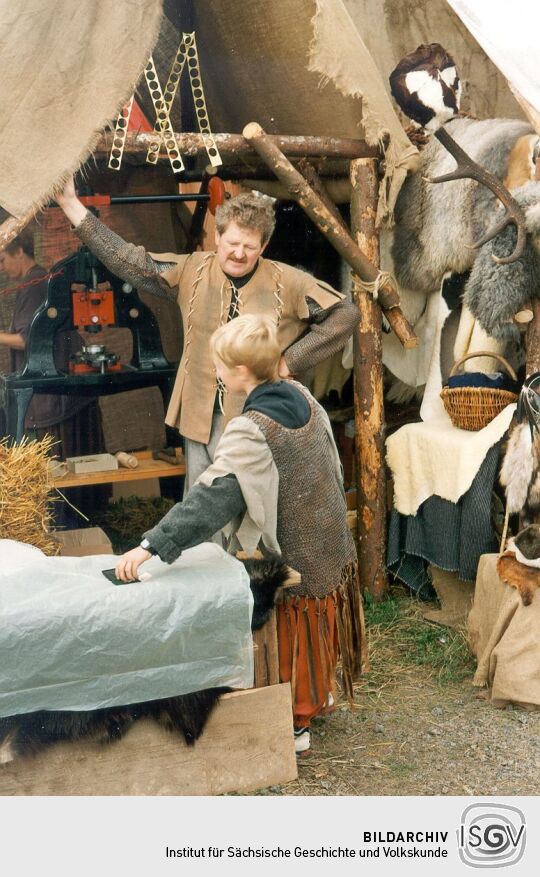 Kürschner auf dem Friedensfest in Kötzschenbroda