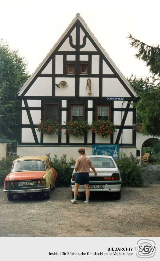 Renoviertes Fachwerkhaus in Wachwitz