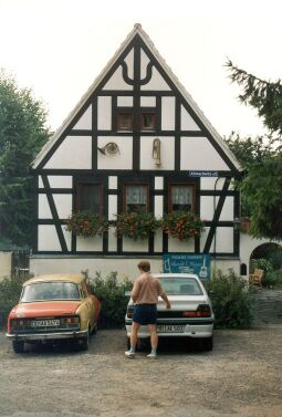 Bild: Renoviertes Fachwerkhaus in Wachwitz