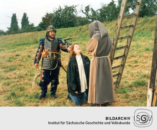 Stadtwache auf dem Friedensfest in Kötzschenbroda