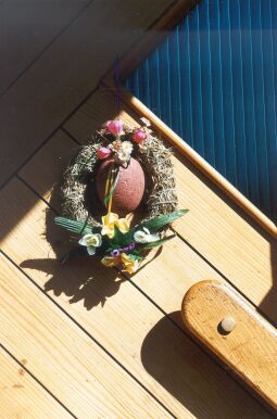 Bild: Osterschmuck in Leubnitz-Neuostra