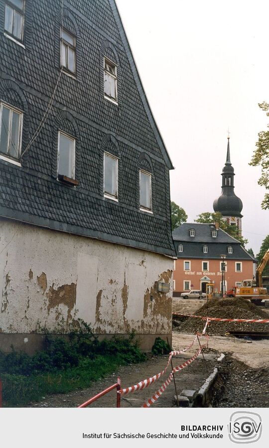 Blick zur Zwönitzer Kirche