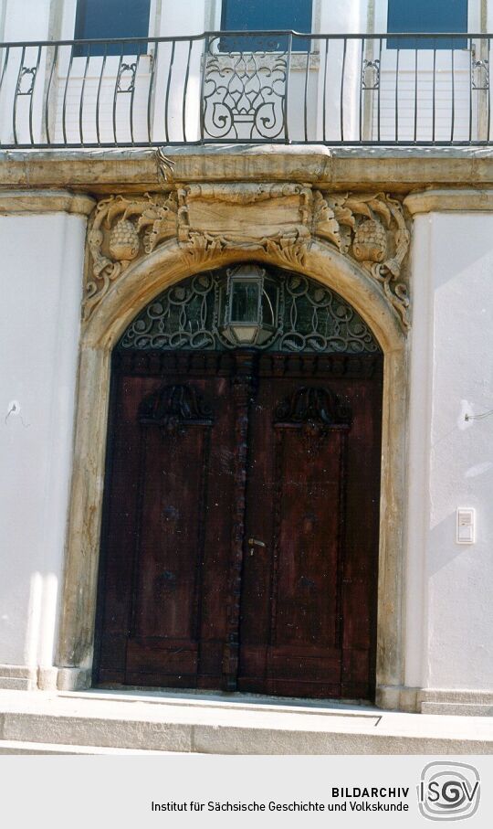 Haustüreingang in Schwarzenberg