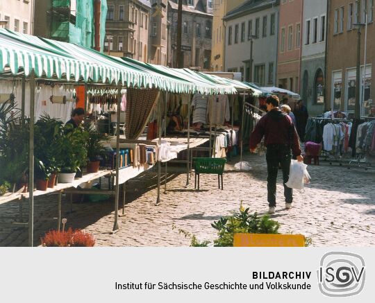 Wochenmarkt in Schneeberg