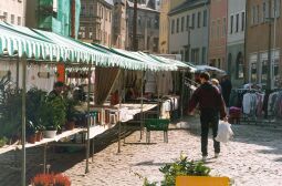 Bild: Wochenmarkt in Schneeberg